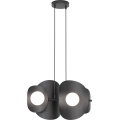 Lampadario a cavo ELEMENTI 4xG9/8W/230V nero